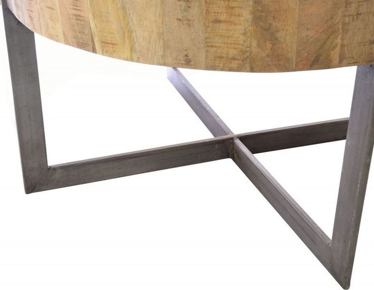 Old Empire Mango Wood Round Coffee Table