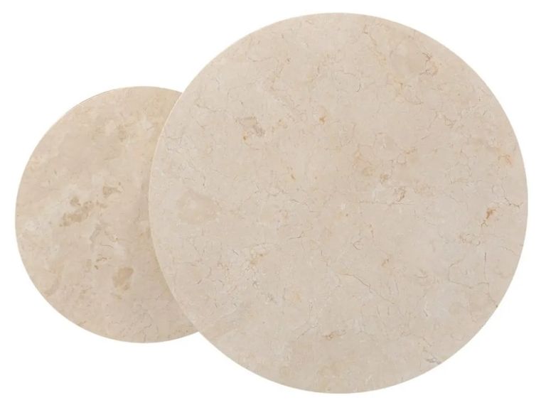 Olga Marble Top Coffee Table - Set of 2