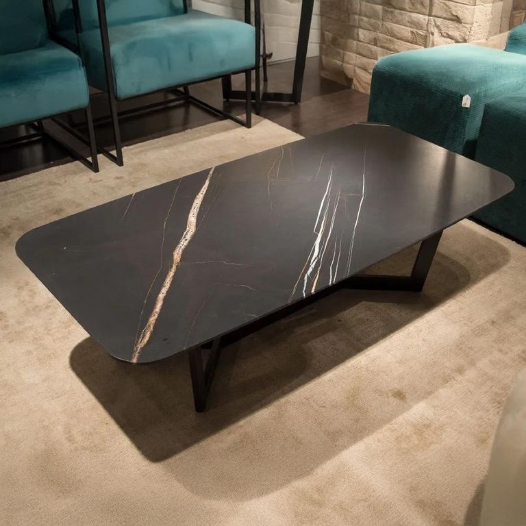 Oscar Coffee Table - Marble with Metal Base - Variation Available