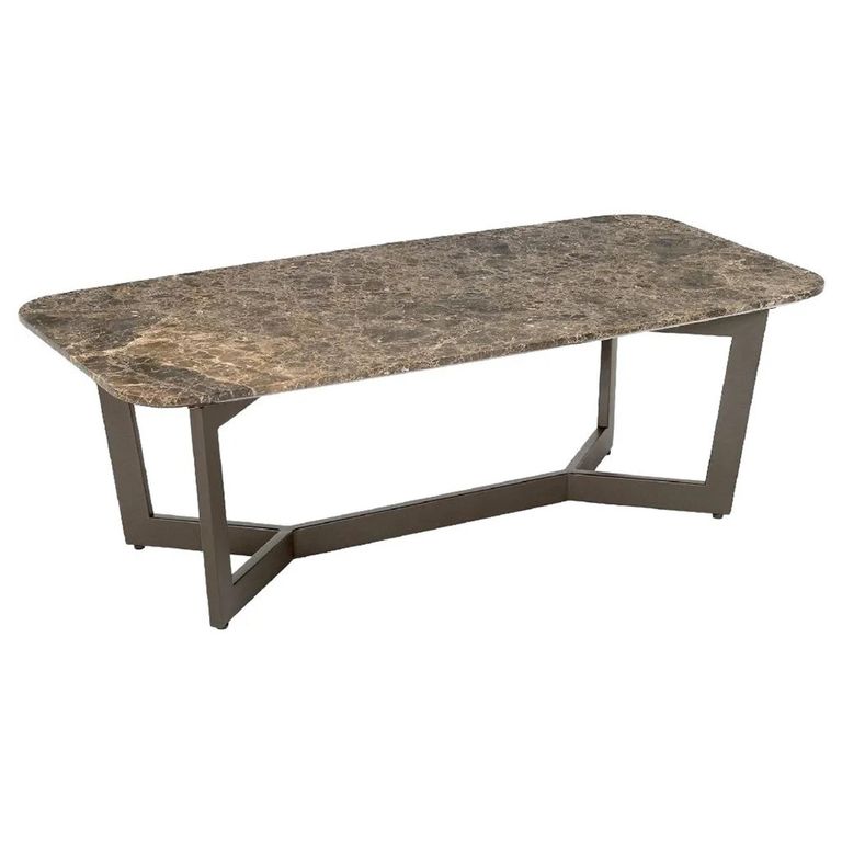 Oscar Coffee Table - Marble with Metal Base - Variation Available