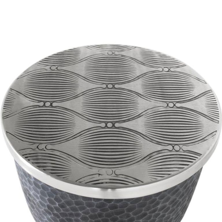Palermo Grey - Round Small Storage Coffee Table