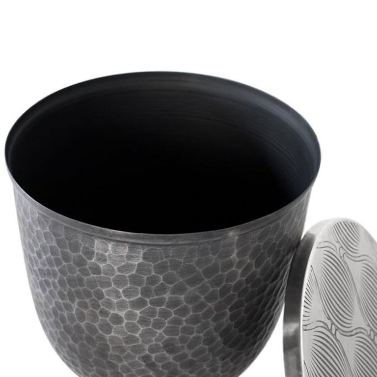 Palermo Grey - Round Small Storage Coffee Table