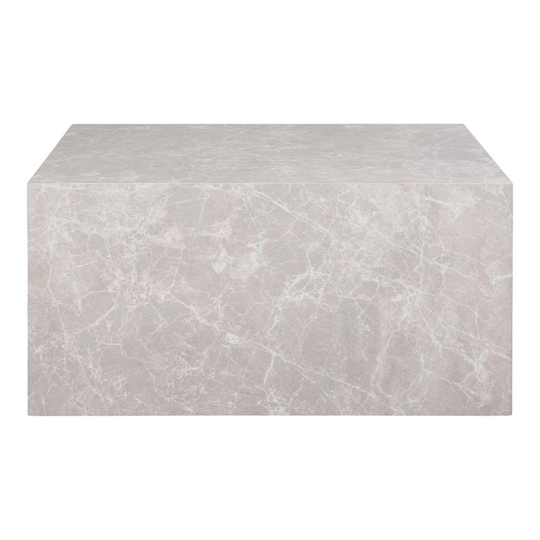Prague Coffee Table - Beige Marble Effect