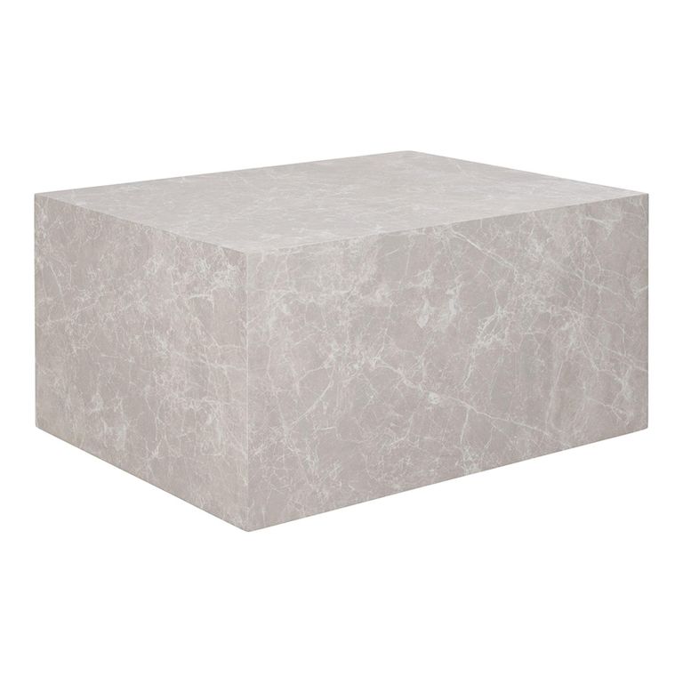 Prague Coffee Table - Beige Marble Effect