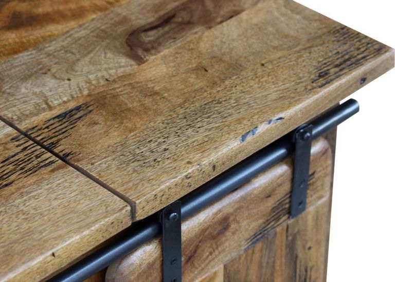 Renwal Works Industrial Style Wooden Coffee Table