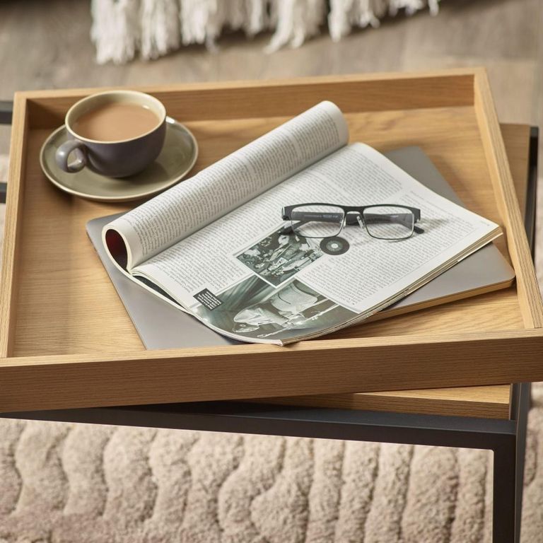 Reuben Coffee Table - Tray - Oak
