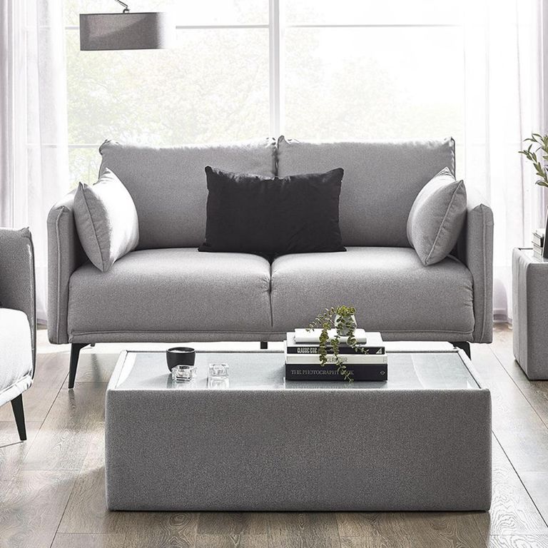 Rohe Coffee Table - 110cm - Glass Top