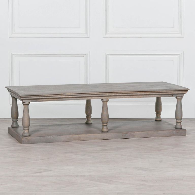 Rustic Mango Wood Coffee Table - Large