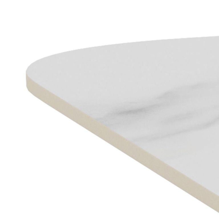 Salinas Coffee Table - Square - White Ceramic