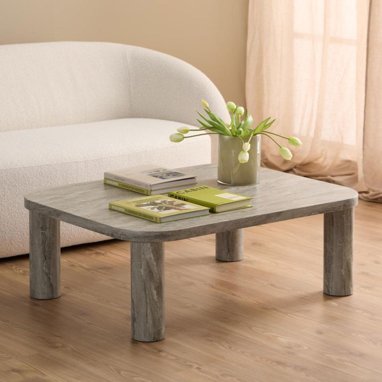 Solano Coffee Table - Grey Marble Effect