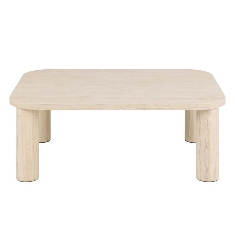 Solano Coffee Table - Travertine Effect