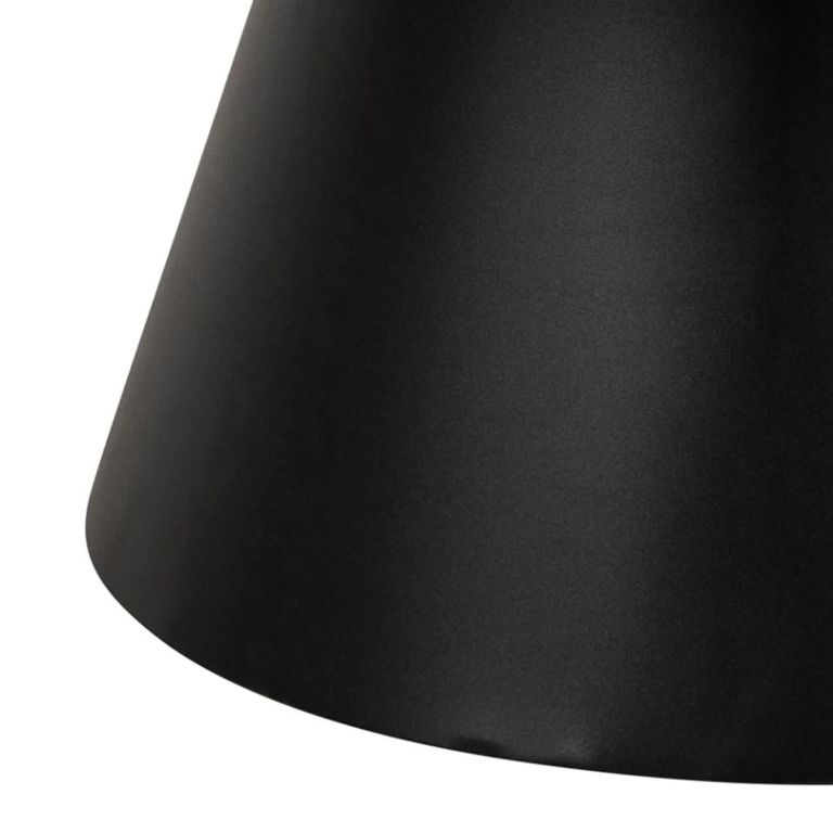 Soli Coffee Table - Round - Black Ceramic - Large