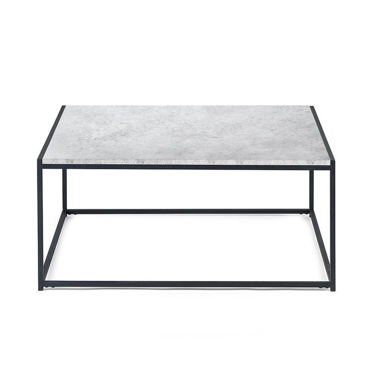 Staten Coffee Table - 90cm - Square - Concrete