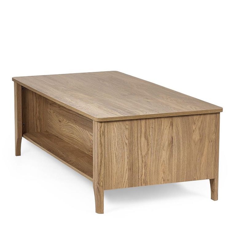 Sydney Coffee Table - 2 Drawer - Faux Rattan