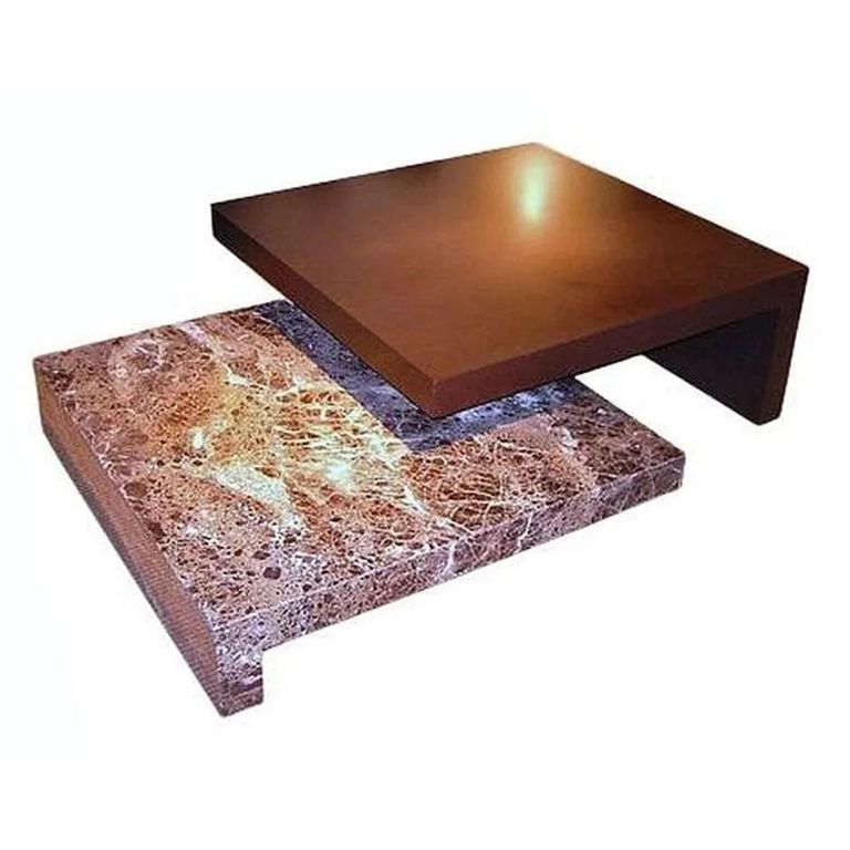 Twin Coffee Table - Square - Marble - Variation Available