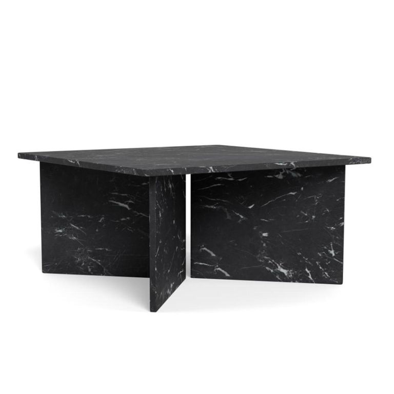 Vega Coffee Table - Square - Brown Marron Marble