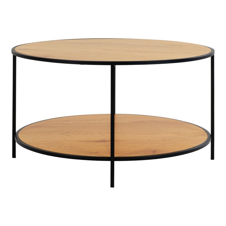 Vita Round Coffee Table - Natural Wood