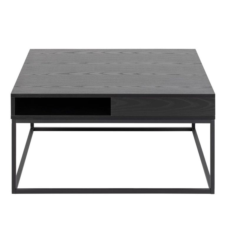 Willford Coffee Table - Square - Black Melamine