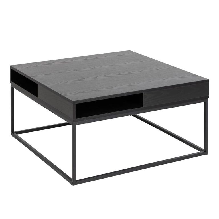 Willford Coffee Table - Square - Black Melamine