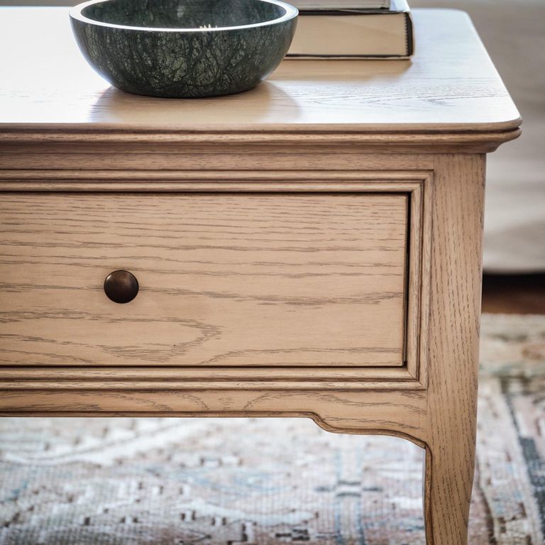 Toulon Coffee Table - 2 Drawer - Oak