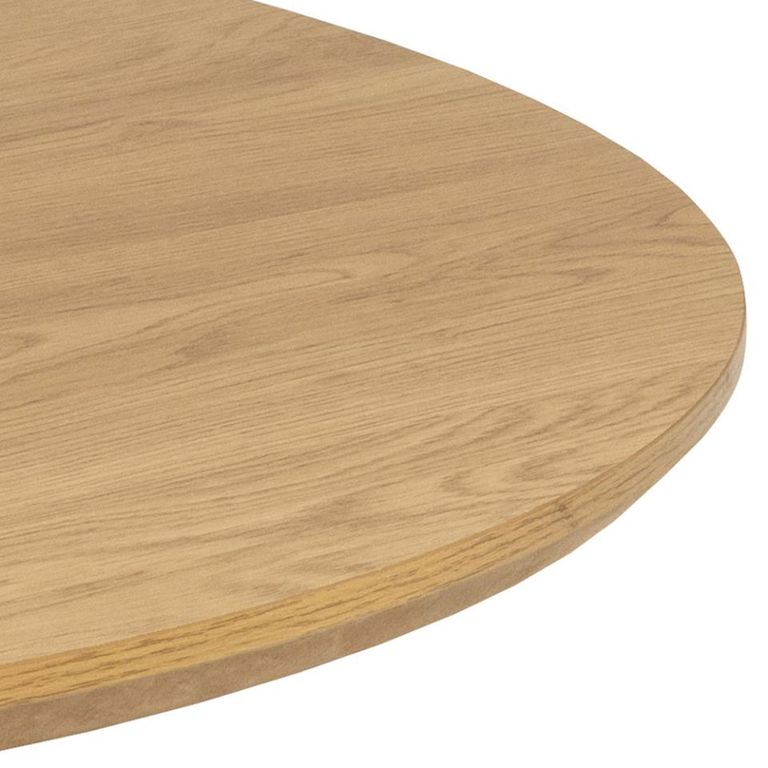 Yale Coffee Table - Round - Fluted Oak