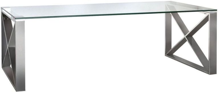 Zenith - Coffee Table - Glass and Chrome