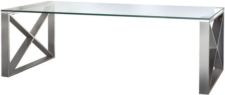 Zenith - Coffee Table - Glass and Chrome