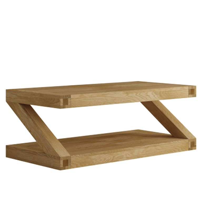 Z Designer Coffee Table - Large - Oak
