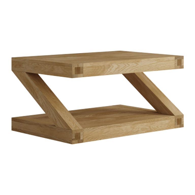 Z Designer Coffee Table - Small - Oak
