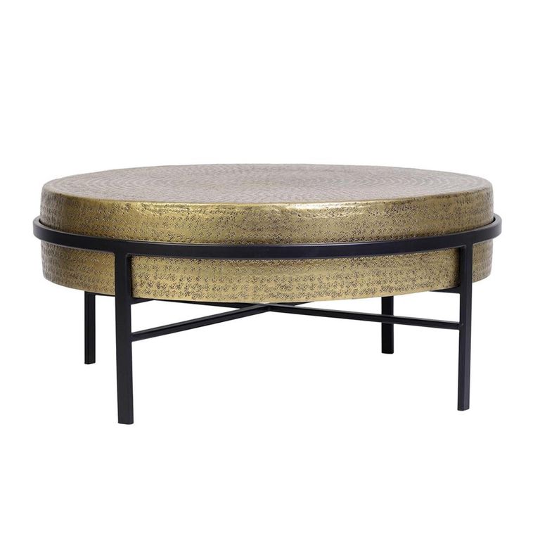 Zimtini Coffee Table - Bronze Metal - Round