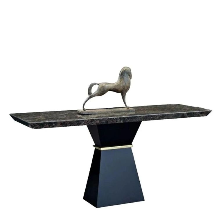 Clepsy Plus Occasional Table - Marble with Wooden Base - Variation Available