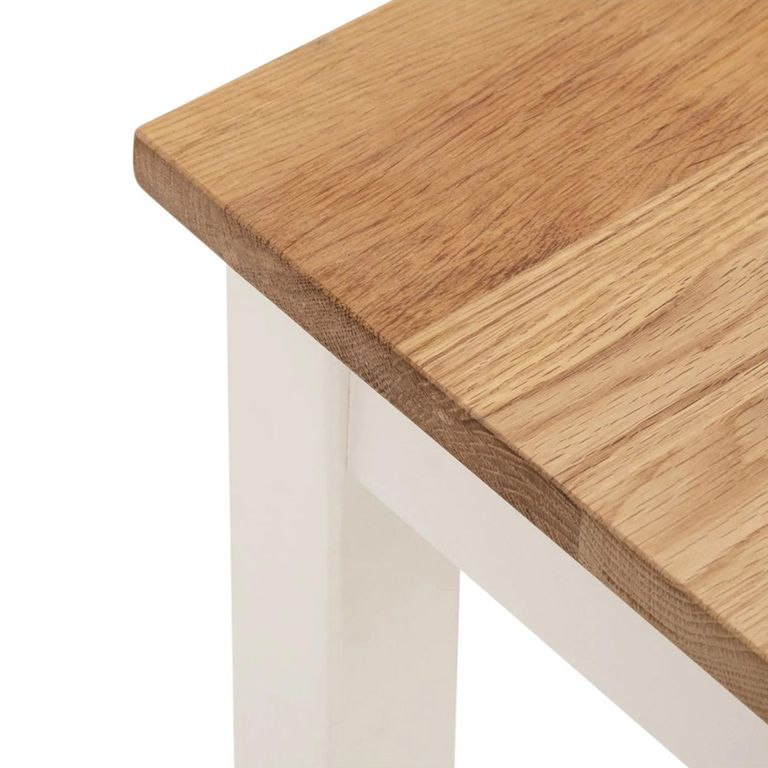 Coxmoor Console Table with Shelf - Ivory