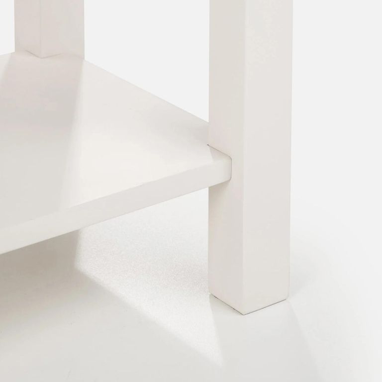 Coxmoor Console Table with Shelf - Ivory