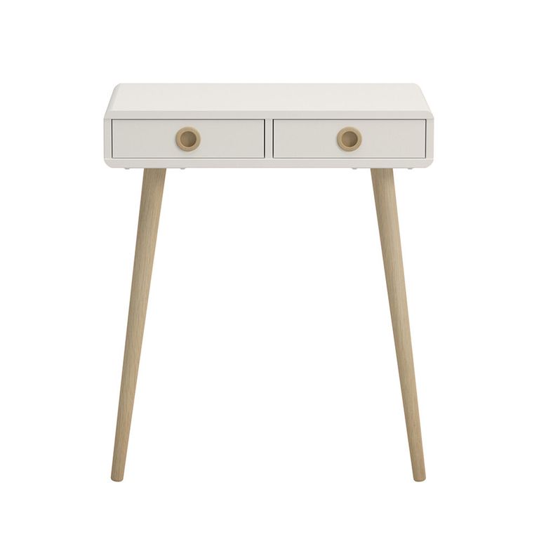 Softline Console Table - 2 Drawer - Off White