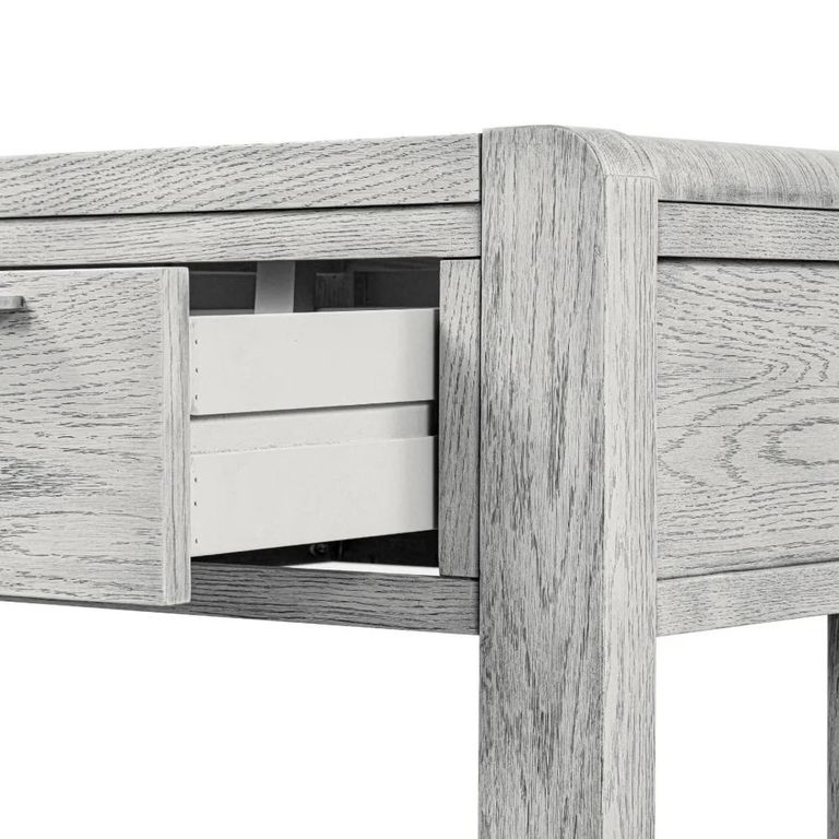 Amsterdam Console Table - 2 Drawer - Grey Washed Oak