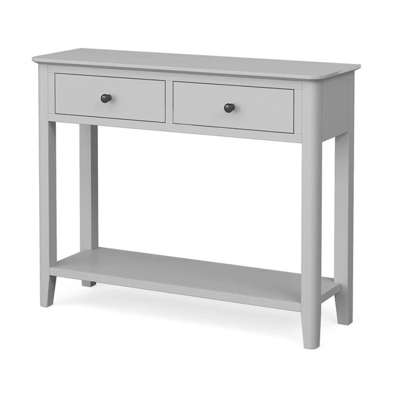 Stowe Console Table - 2 Drawer - Grey