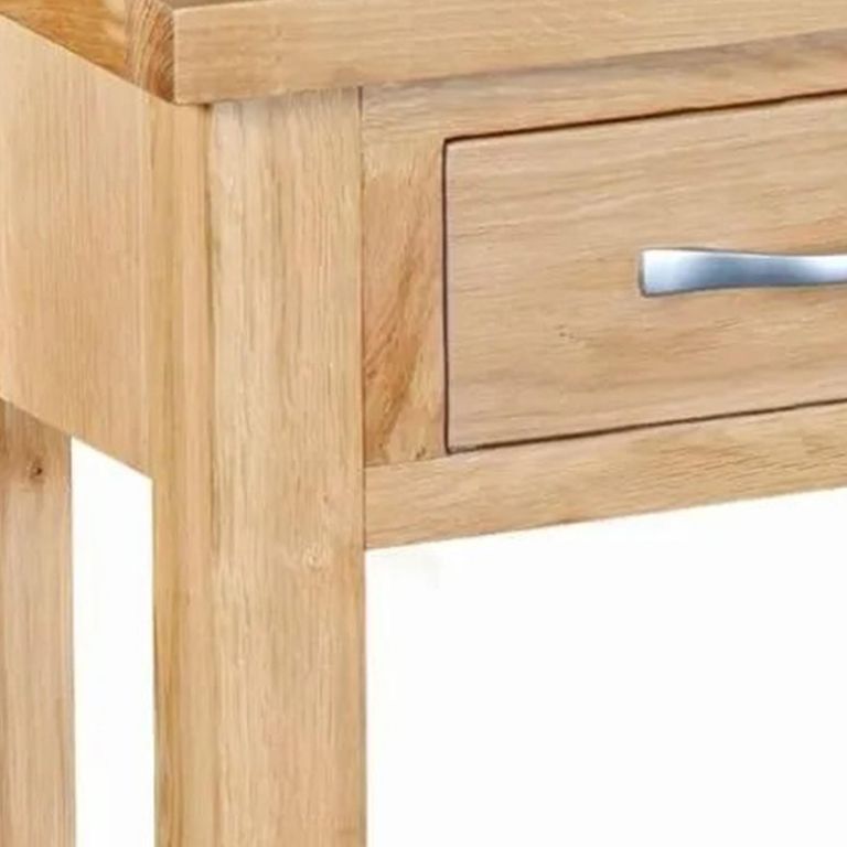 New Trinity Console Table - 2 Drawer - Natural Oak