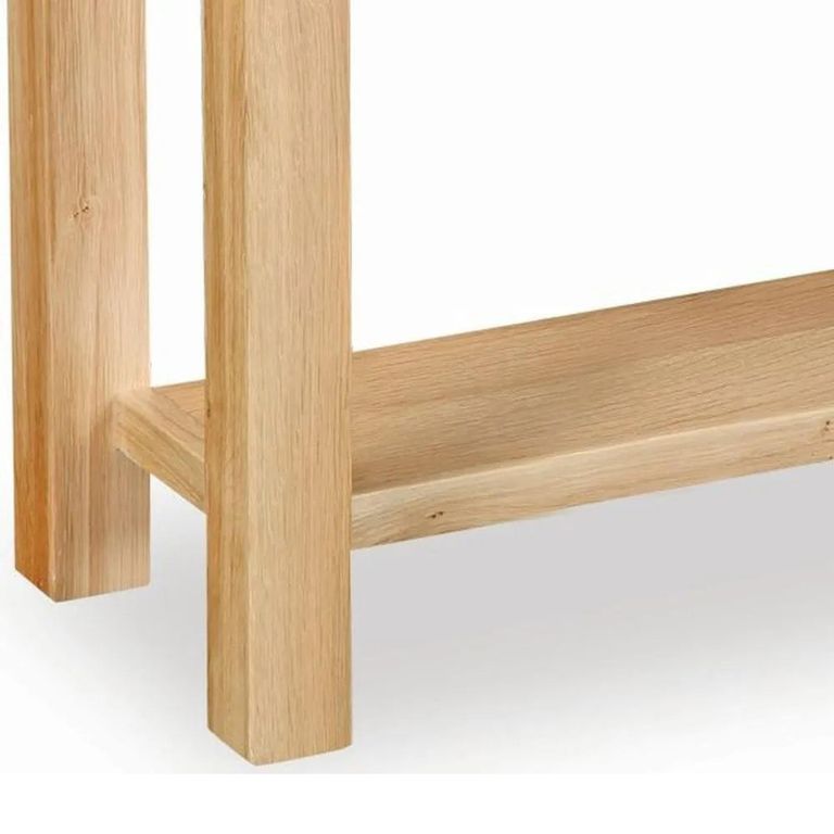 New Trinity Console Table - 2 Drawer - Natural Oak