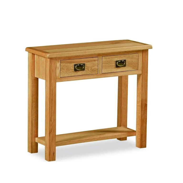Salisbury Lite Console Table - 2 Drawer - Oak