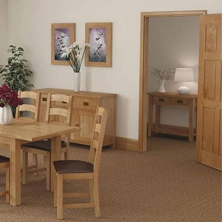 Salisbury Lite Console Table - 2 Drawer - Oak