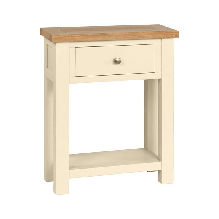 Lundy Console Table - 1 Drawer - Ivory Painted