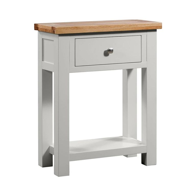 Lundy Console Table - 1 Drawer - Grey Painted