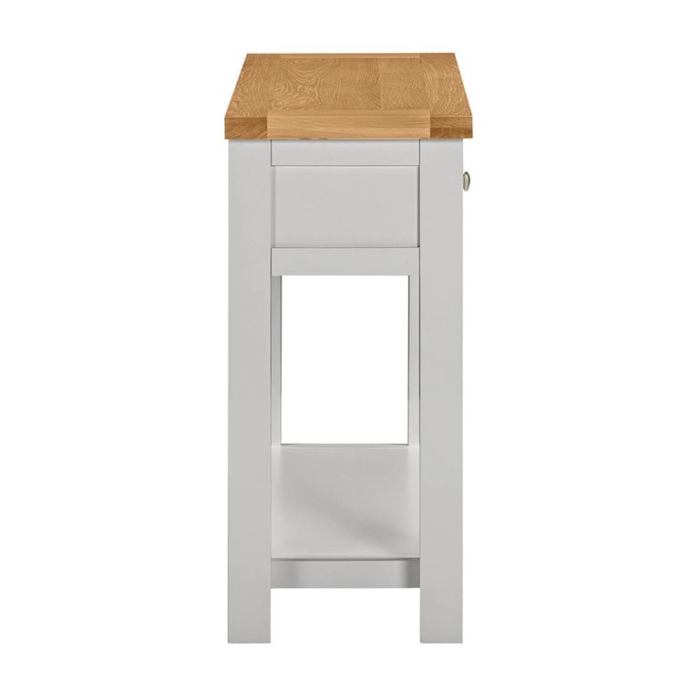 Lundy Console Table - 2 Drawer - Grey Painted