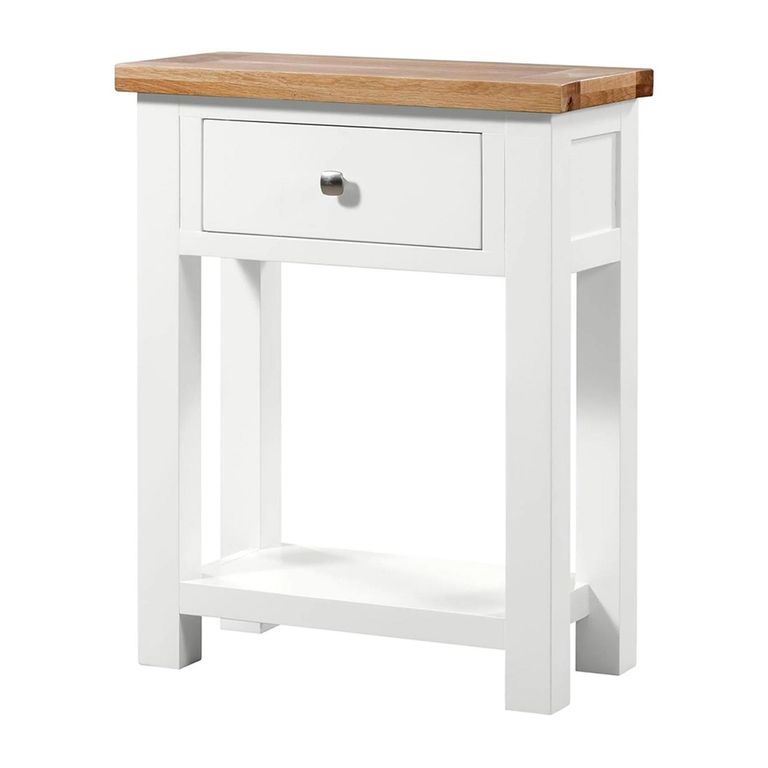 Lundy Console Table - 1 Drawer - White Painted