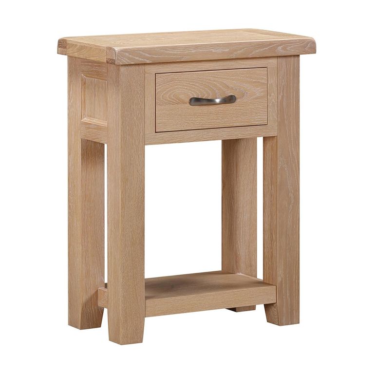 Wilmont Console Table - 1 Drawer - Oak