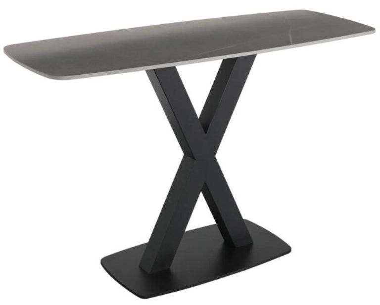 Vernal Console Table - Grey Sintered Stone