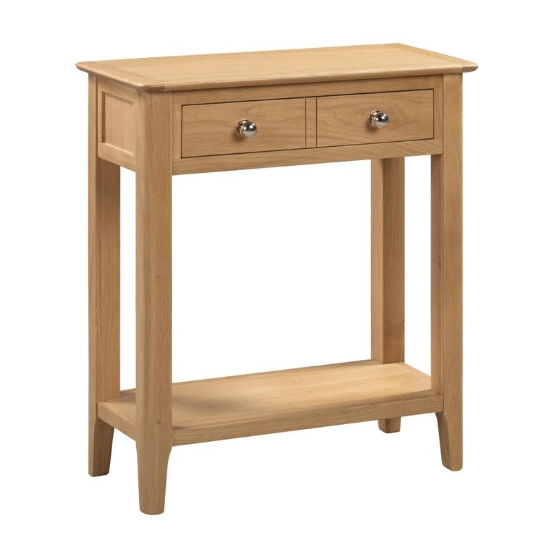 Cotswold Console Table - 2 Drawer - Oak