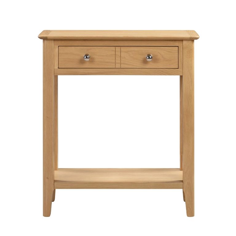 Cotswold Console Table - 2 Drawer - Oak