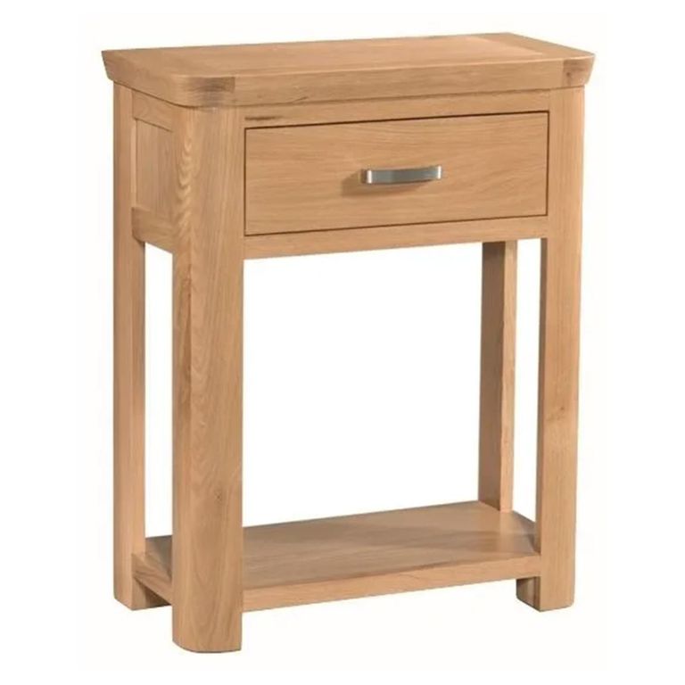 Treviso Console Table - 1 Drawer - Oak