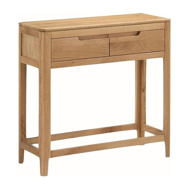Dunmore Hall Table - 2 Drawer - Oak